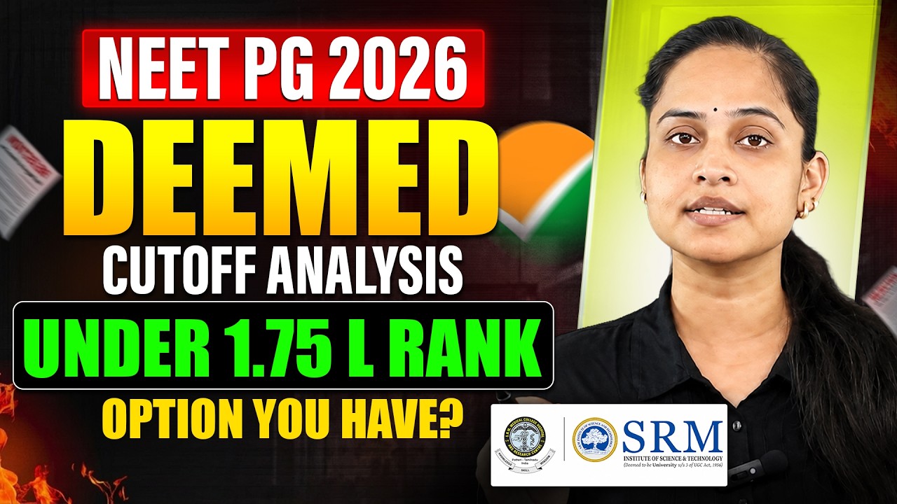 NEET PG 2026 Deemed Medical Colleges Under 1.75L Rank 📊 | Category Wise Cutoff Analysis | Medical360