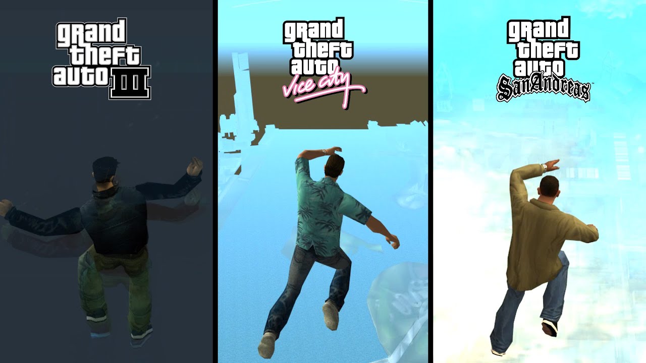 GTA Trilogy Falling from Space