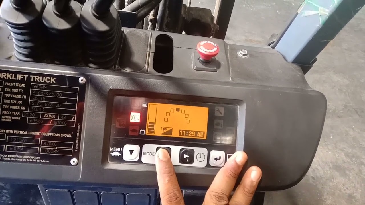 forklift speed limit control