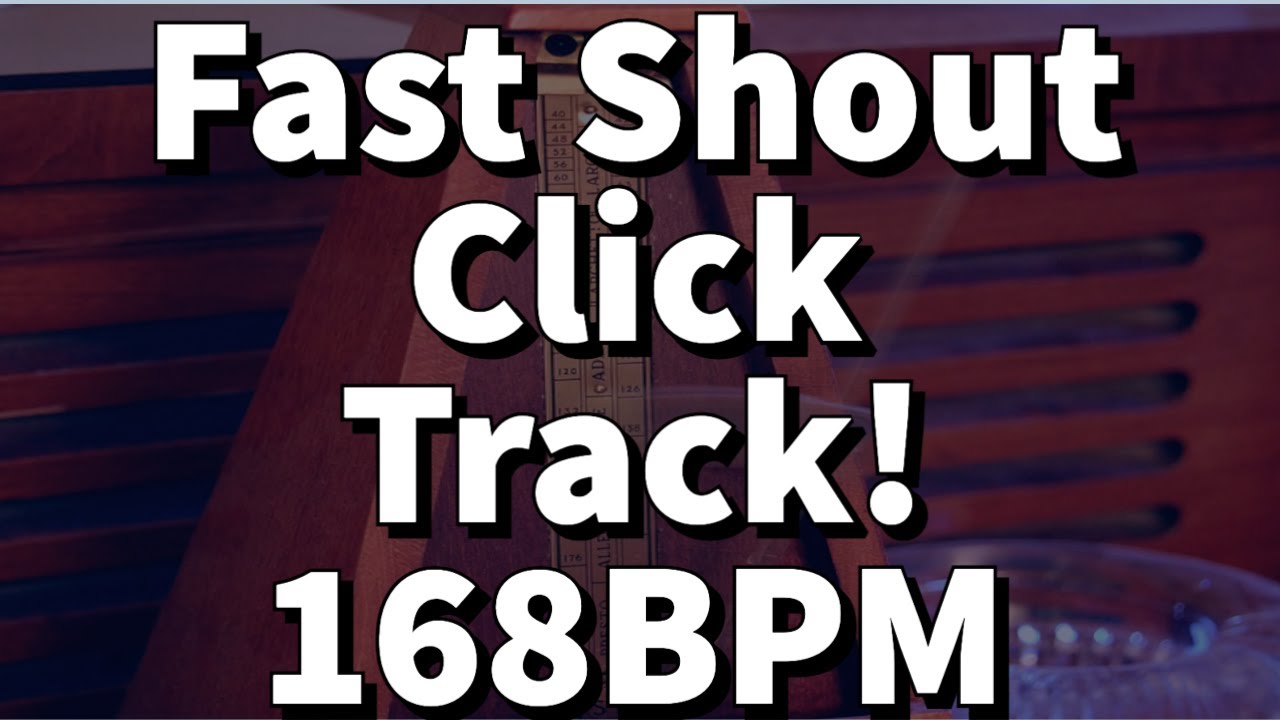 20 MINUTES Fast Praise Break Loop | 168 BPM Click Track | Metronome for Practice