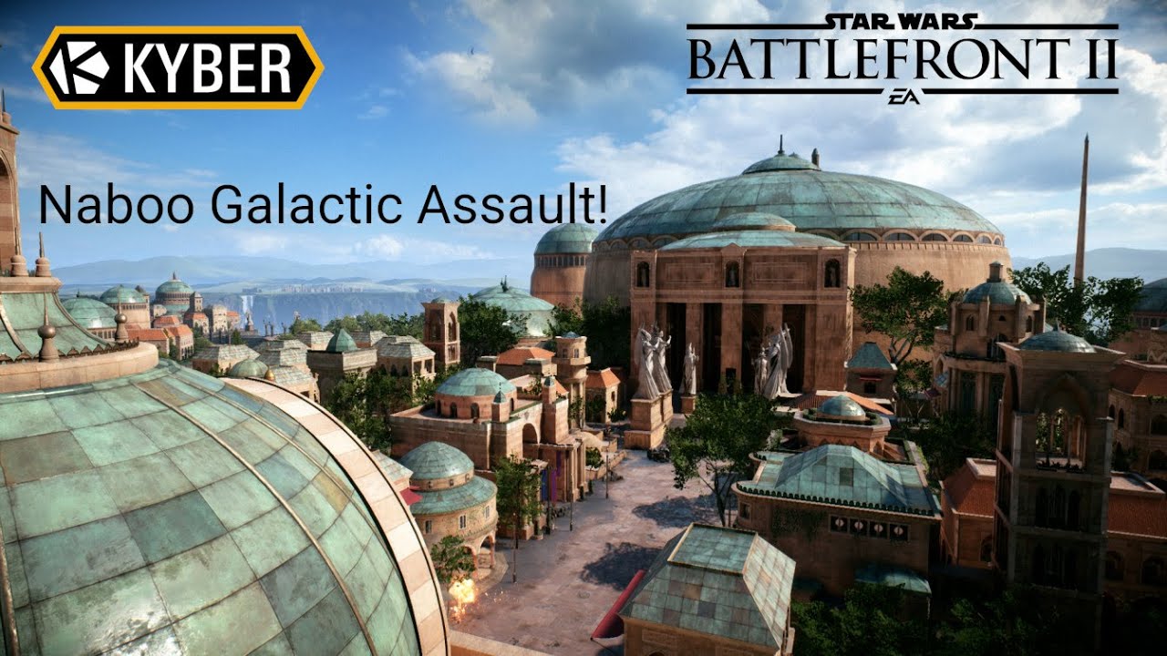 Kyber launcher! Star Wars Battlefront 2 - Galactic Assault on Death Star II with Bots