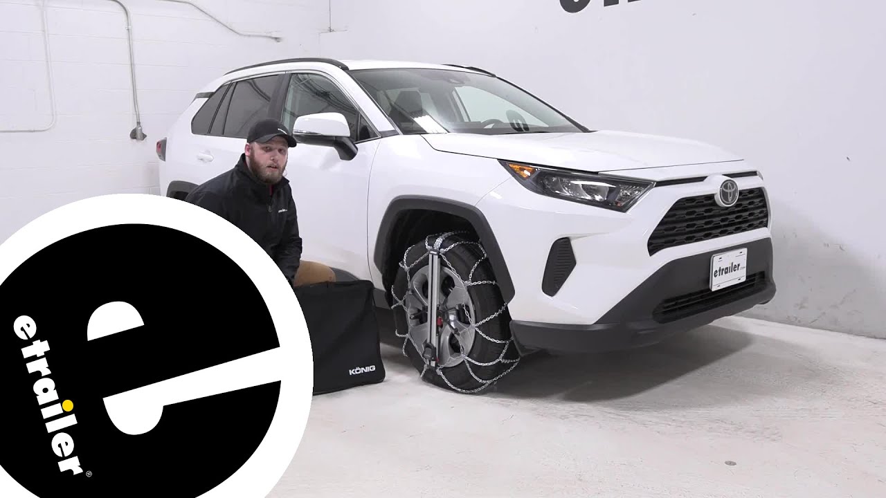 etrailer | Installing the Konig Easy Fit Tire Chains on your 2019 Toyota RAV4