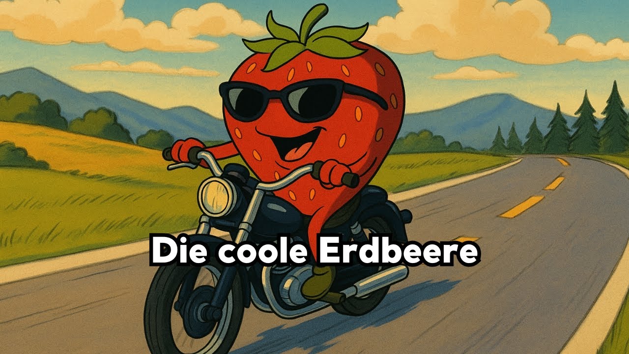 Kinderlied 🆒🍓 - Die coole Erdbeere - KIMUSI Kinderlieder