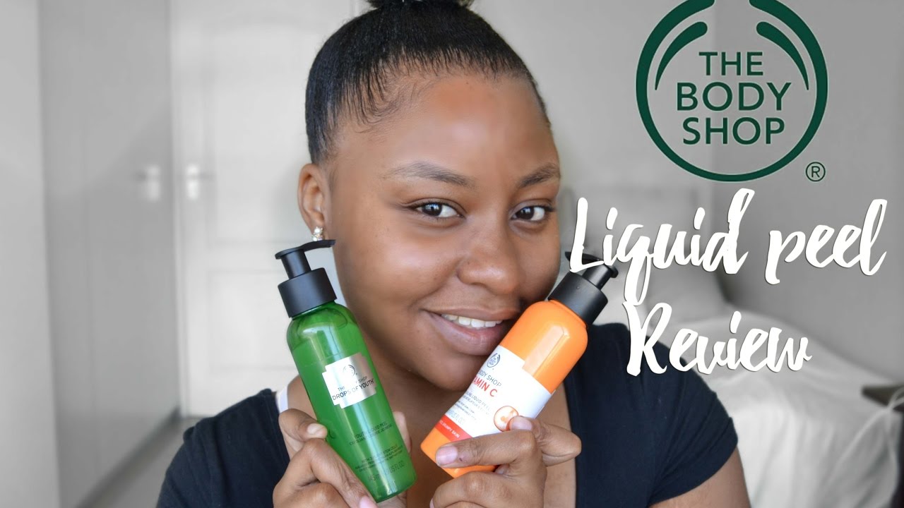 How to Get Youthful skin |The Body shop Liquid peel | Youtuber in South Africa