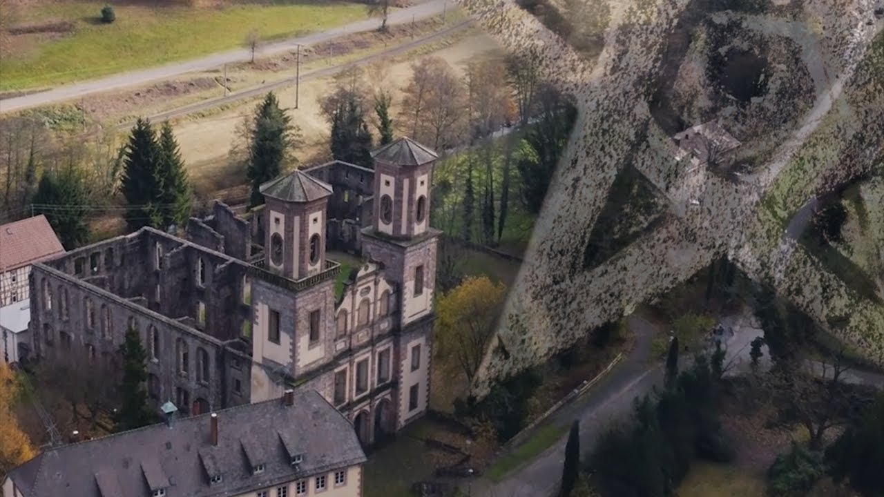 The Frauenalb Monastery Ruins - One of the Five Corners of a Geomantic Pentagram around Karlsruhe