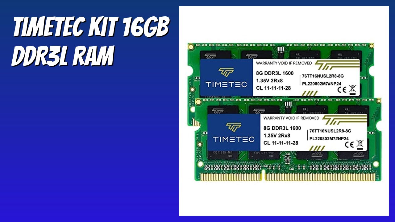 RECENSIONE (2026) : Timetec Kit 16GB DDR3L RAM. DETTAGLI