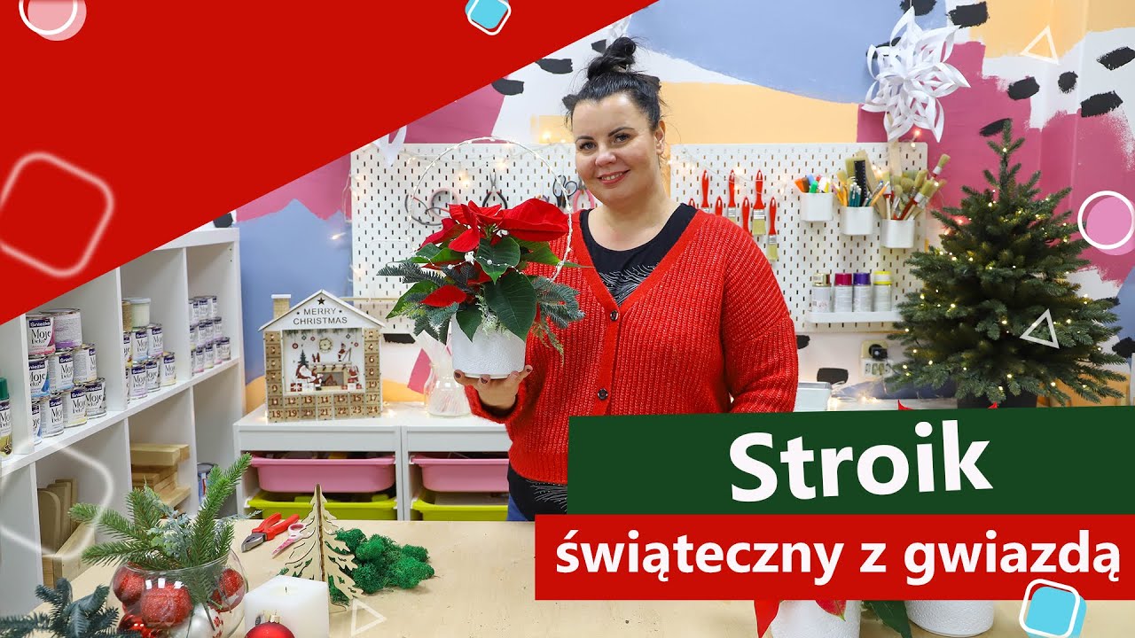 Świecący stroik z gwiazdą | Twoje DIY #105