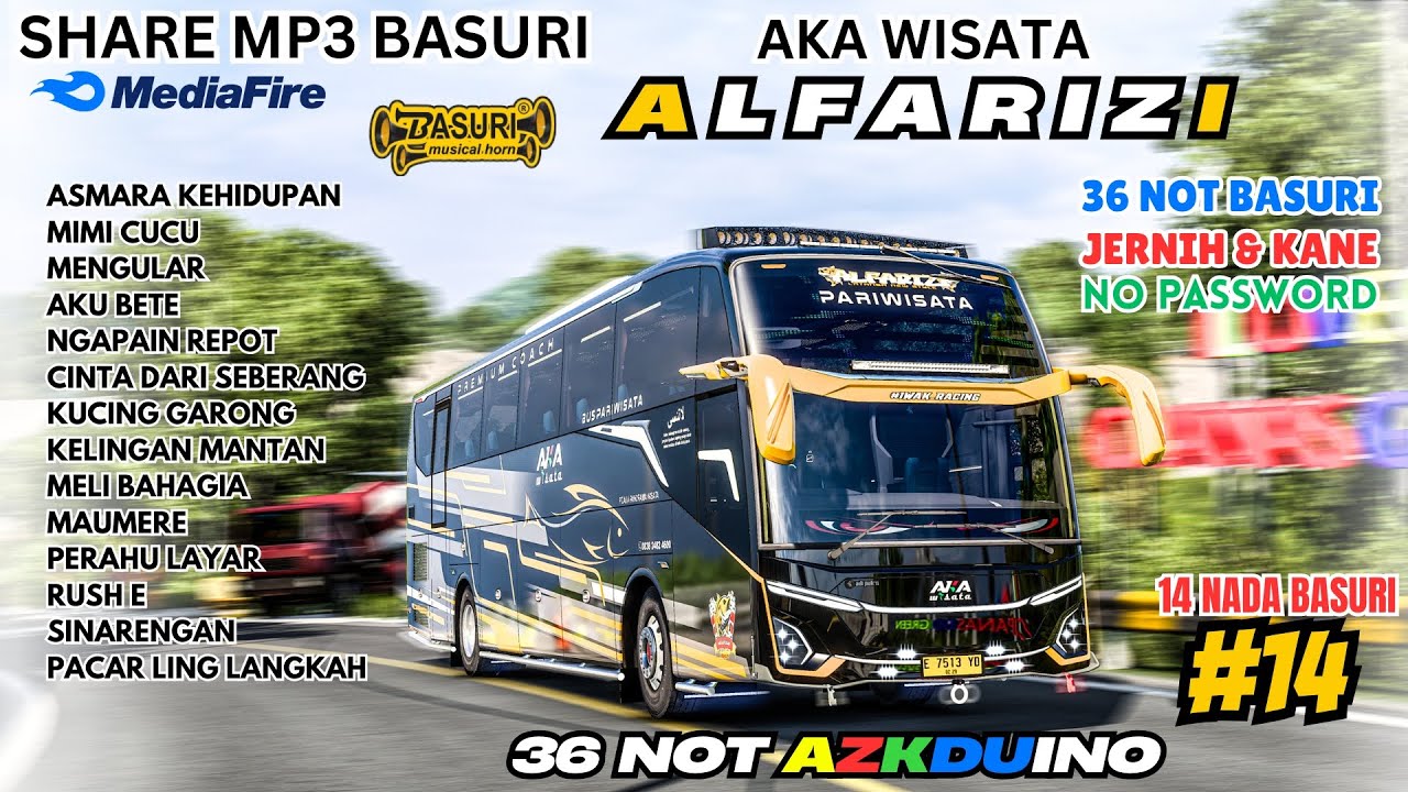 SHARE BASURI  😍 36 NOT ALFARIZI AKA WISATA ❗ BUSNYA OM FAKIH AL FATAH ❗ BUSSID 4.4.1