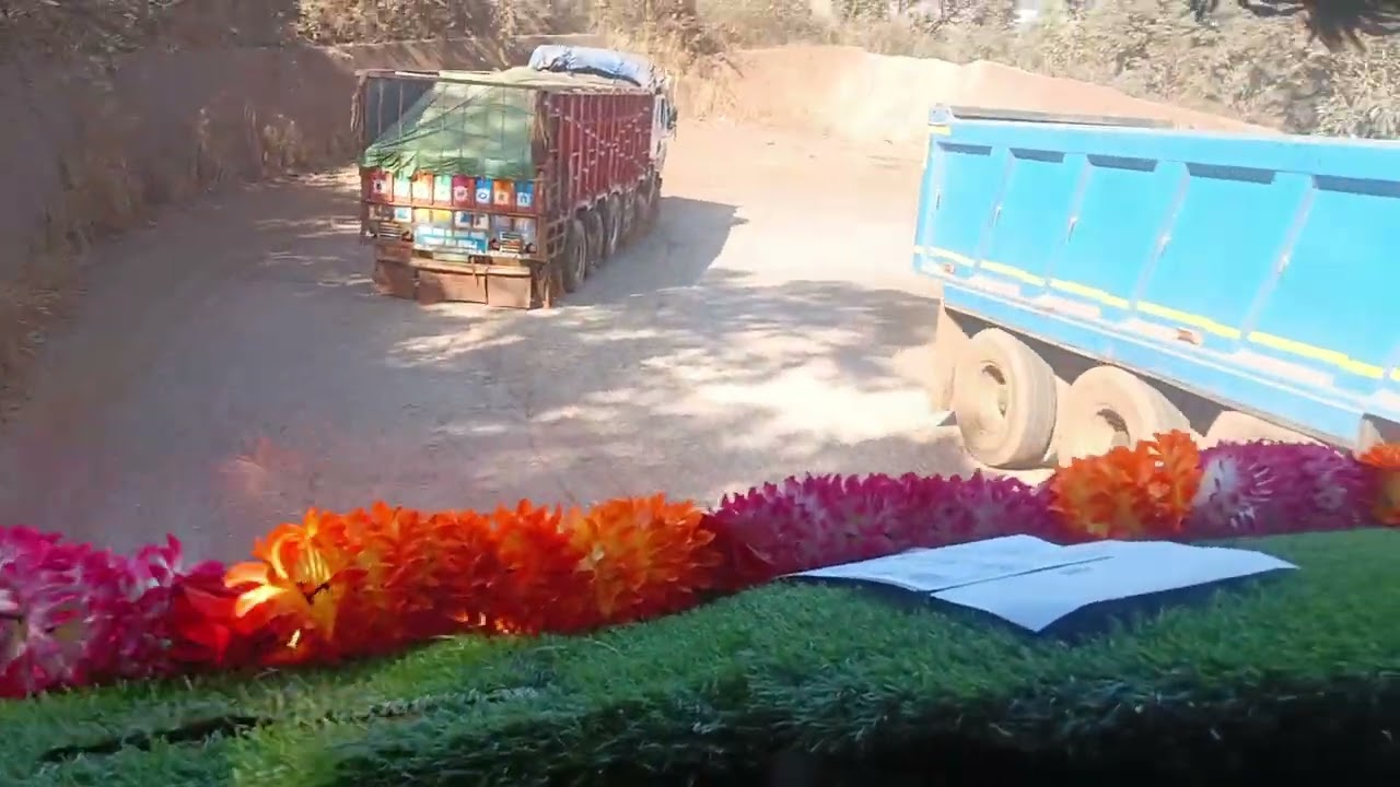 SN MAHANTY GHATI ROAD 🛣️ voice Owe@BABU TRUCK VLOG #viral and trending 