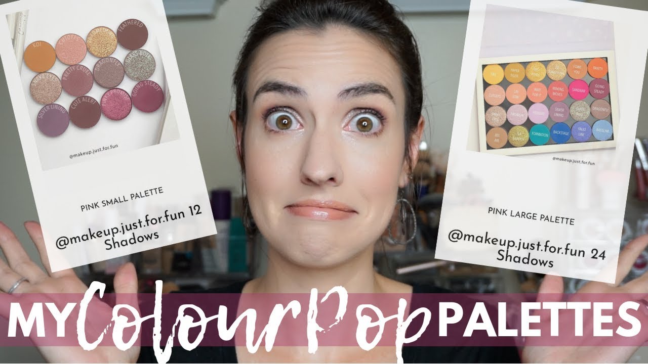 I Designed Palettes for COLOURPOP?!?! (kinda) | @makeup.just.for.fun for ColourPop