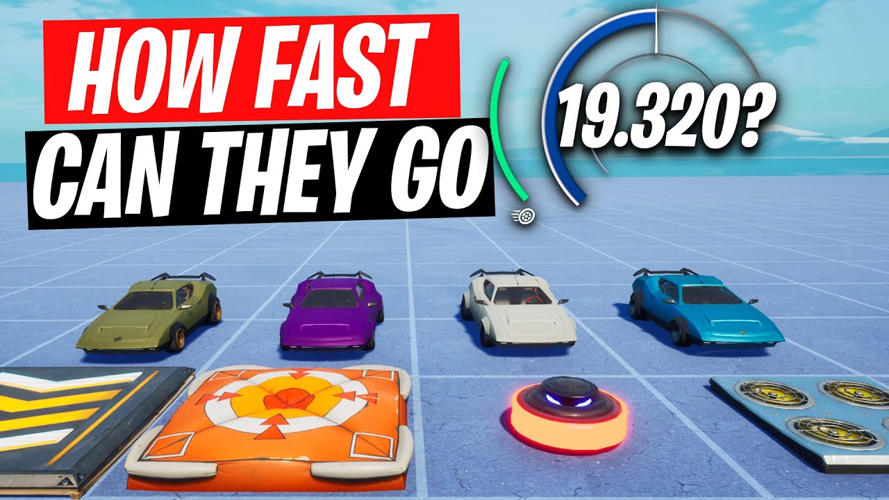 What's the FASTEST SPEED possible? [FORTNITE MYTHBUSTING]