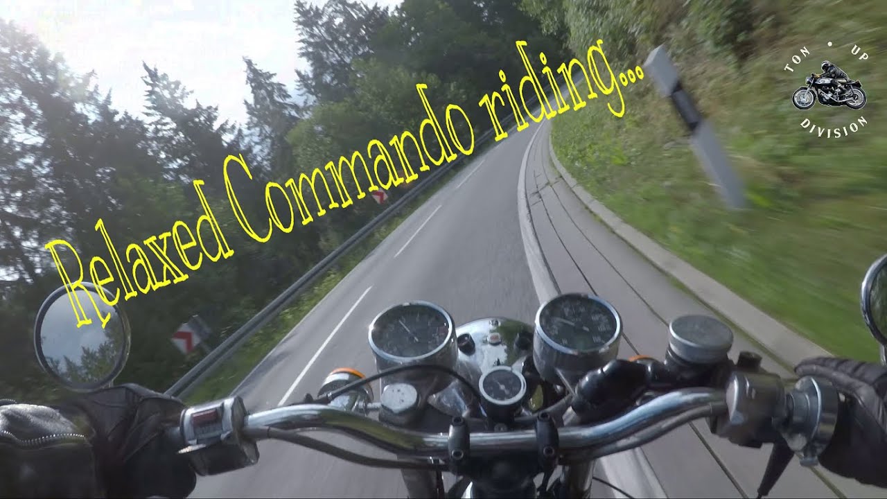 Relaxed commando riding. ..