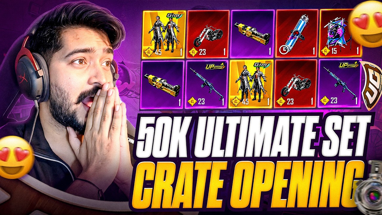 50,000 UC KA CRATE OPENING 😱 | BGMI NEW ULTIMATE SET