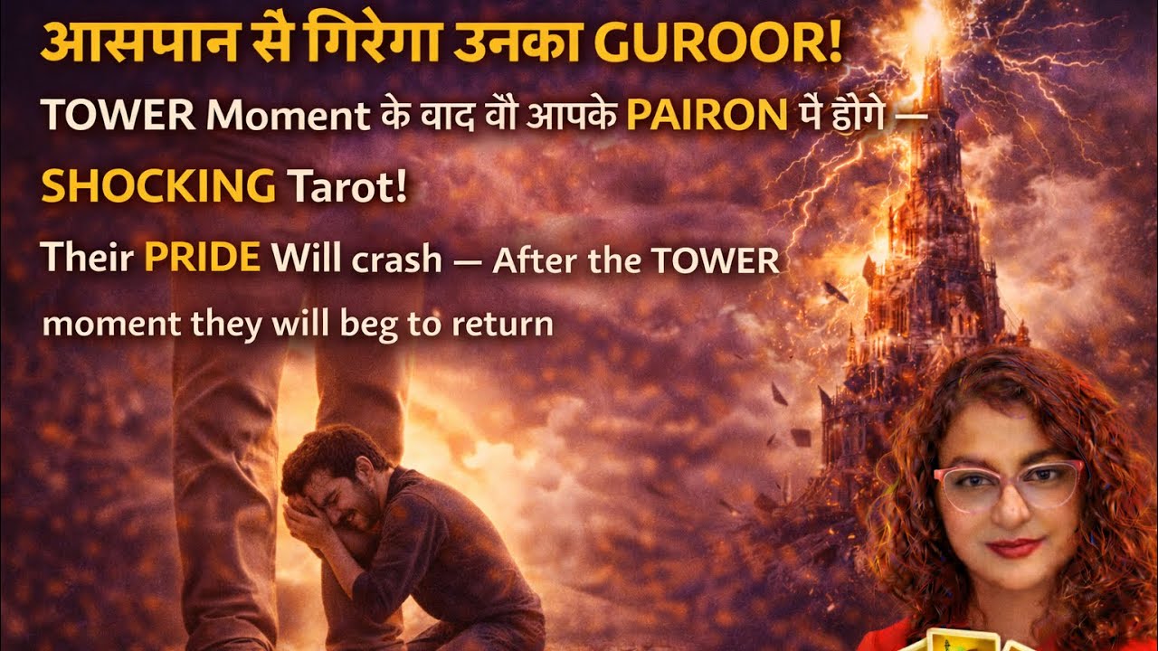 Aasman Se Girega Unka GUROOR! TOWER Moment Ke Baad Wo Aapke PAIRON Mein Honge — SHOCKING Tarot!
