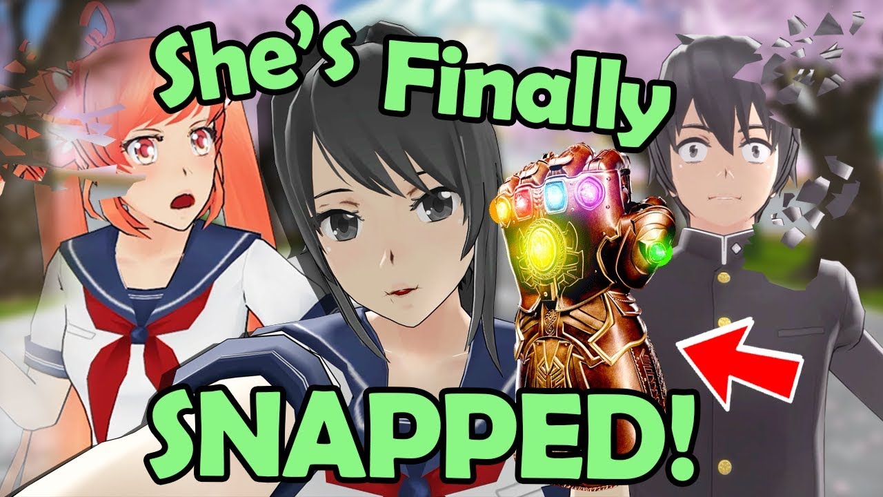 SNAP MODE in Yandere Simulator?! ELIMINATING HALF of Akademi High... (Thanos Challenge)