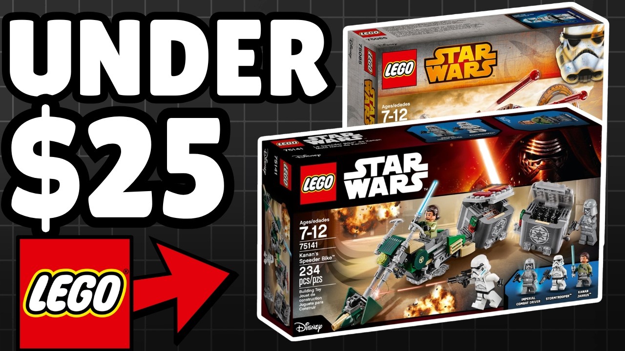 The BEST Lego Star Wars Sets UNDER $25