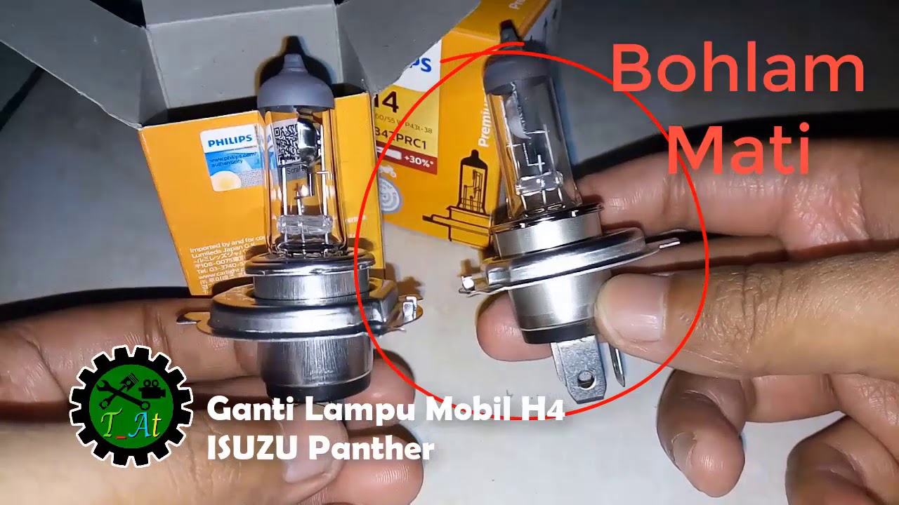 Tutorial Mengganti Lampu Utama Mobil Tipe H4 (ISUZU Panther)