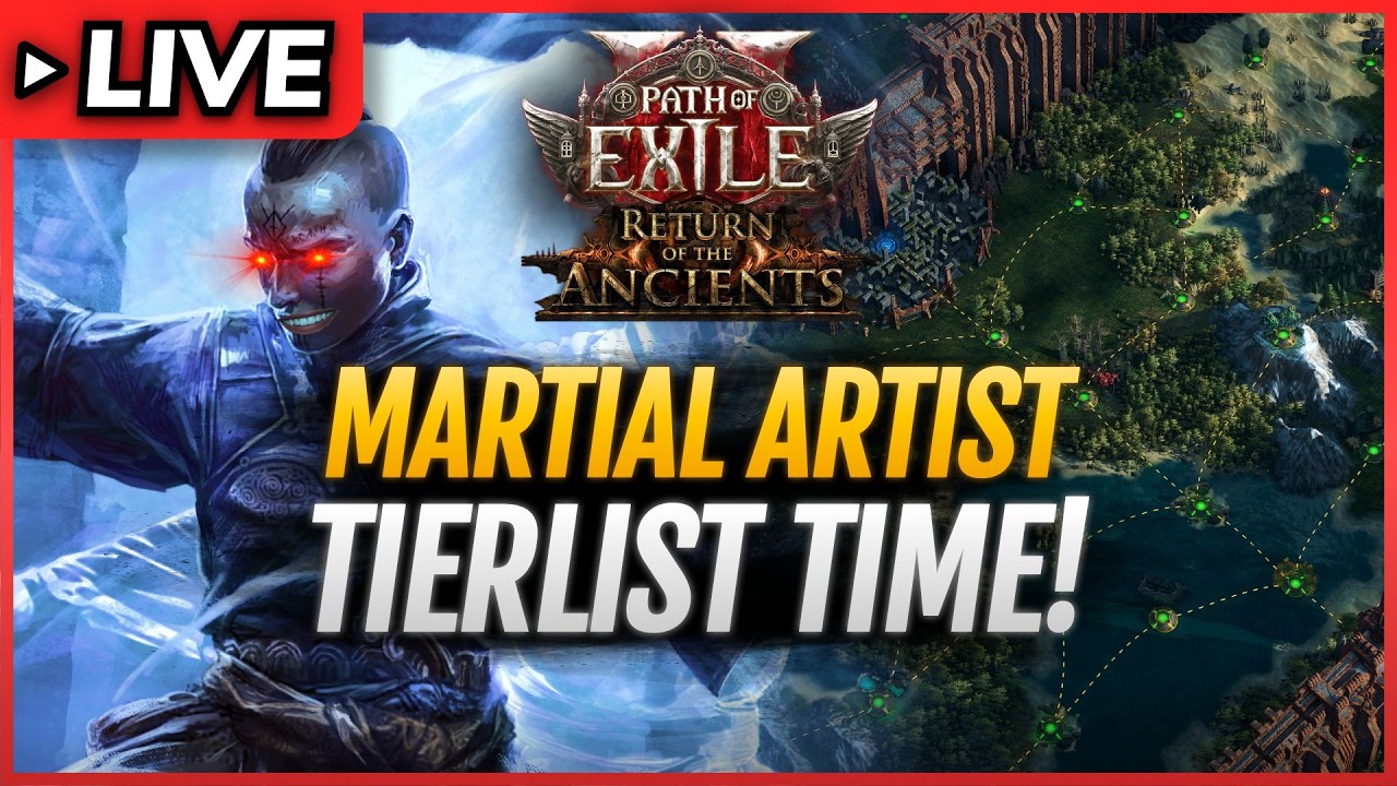 POE 2 0.5🔴DOING TIERLIST! - Farm with my MARTIAL ARTIST Whirling Assault Monk🔴Path of Exile 2