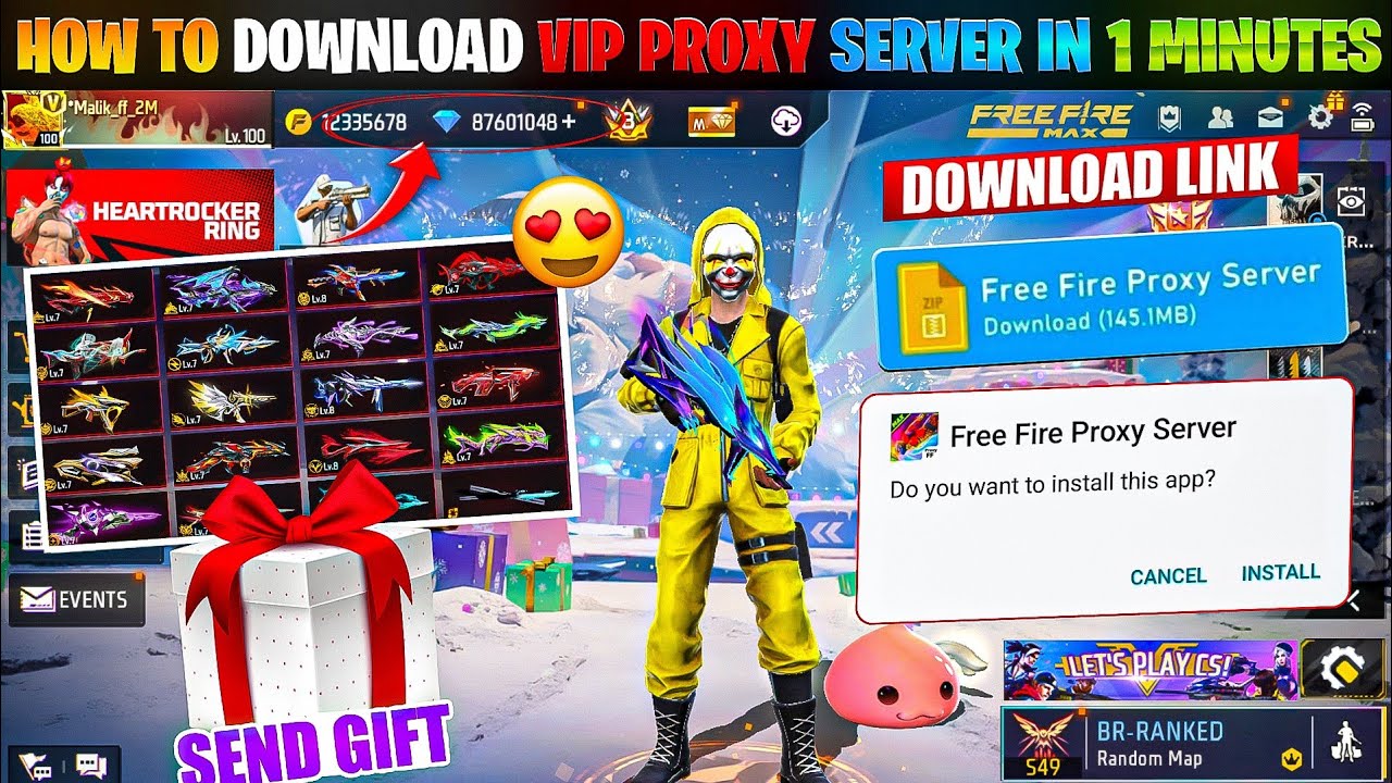 How To Download Proxy Server In Free Fire 💯😱🔥 | Free Fire Proxy Server | Proxy Server Free Fire