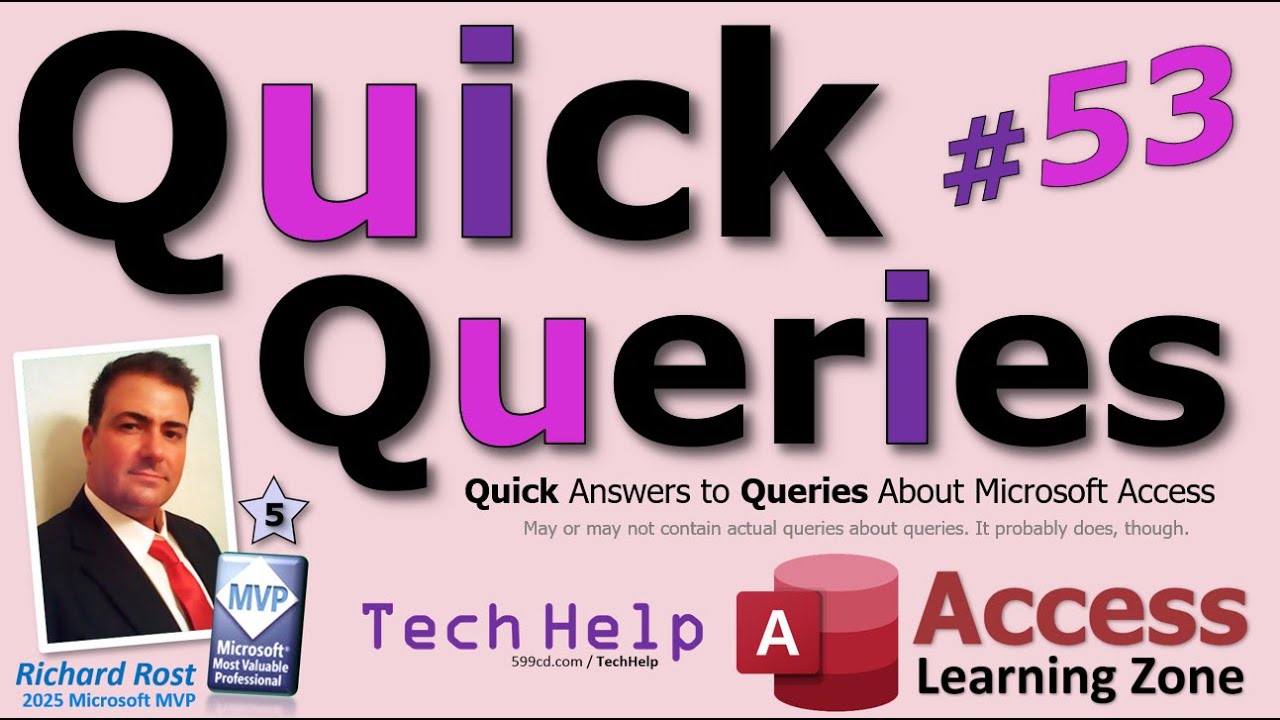 Microsoft Access Quick Queries #53:  Self-Join Relationships for Emailing Multiple Related Contacts