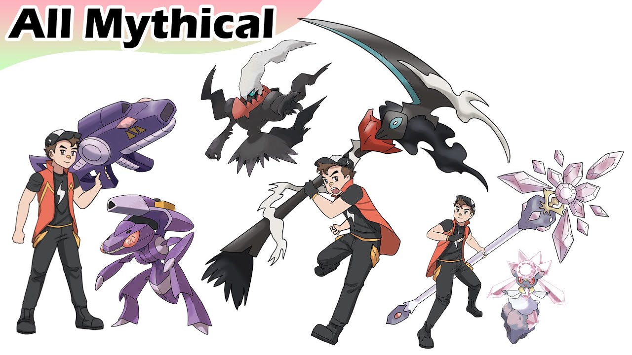 All 21 Mythical Pokémon as Weapons | Max S Animation