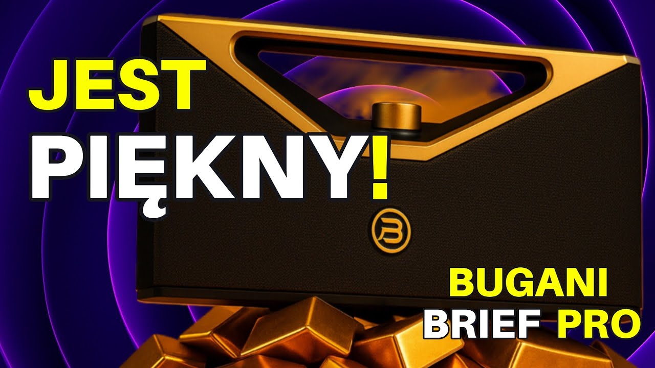 NAJŁADNIEJSZY GŁOŚNIK BLUETOOTH JAKI W ŻYCIU WIDZIAŁEM | Bugani Brief Pro