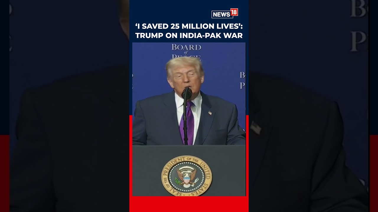 Donald Trump Claims He Saved 25 Million Lives By Stopping India-Pakistan War