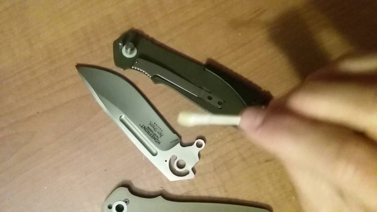 How to make the crkt home front glass smooth.