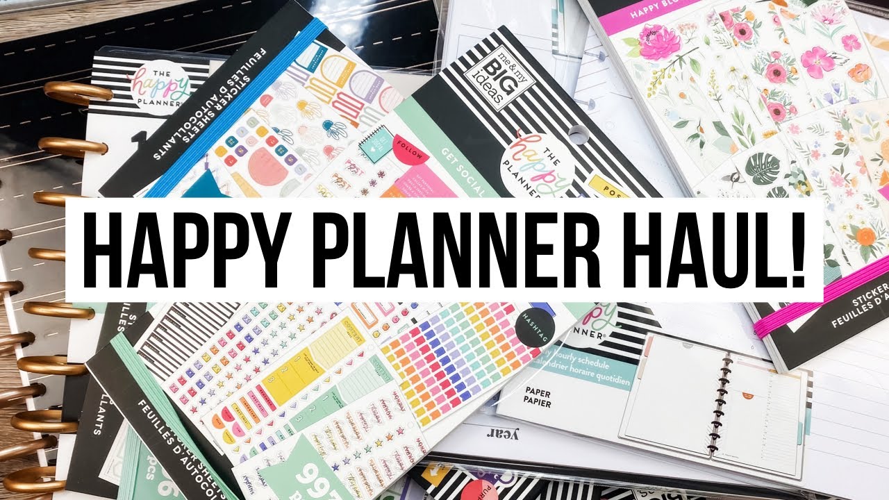 Unboxing my Huge Happy Planner 2020 Winter Release Order! // Happy Planner Haul