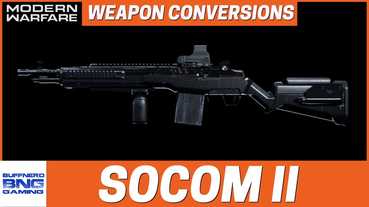 Springfield Armory SOCOM II Weapon Conversion - Call Of Duty Modern Warfare