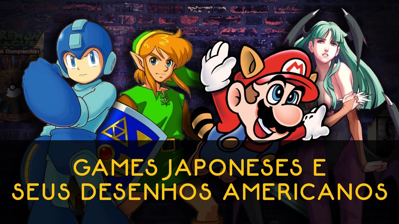 GAMES JAPONESES E SEUS DESENHOS AMERICANOS | TriviaBox