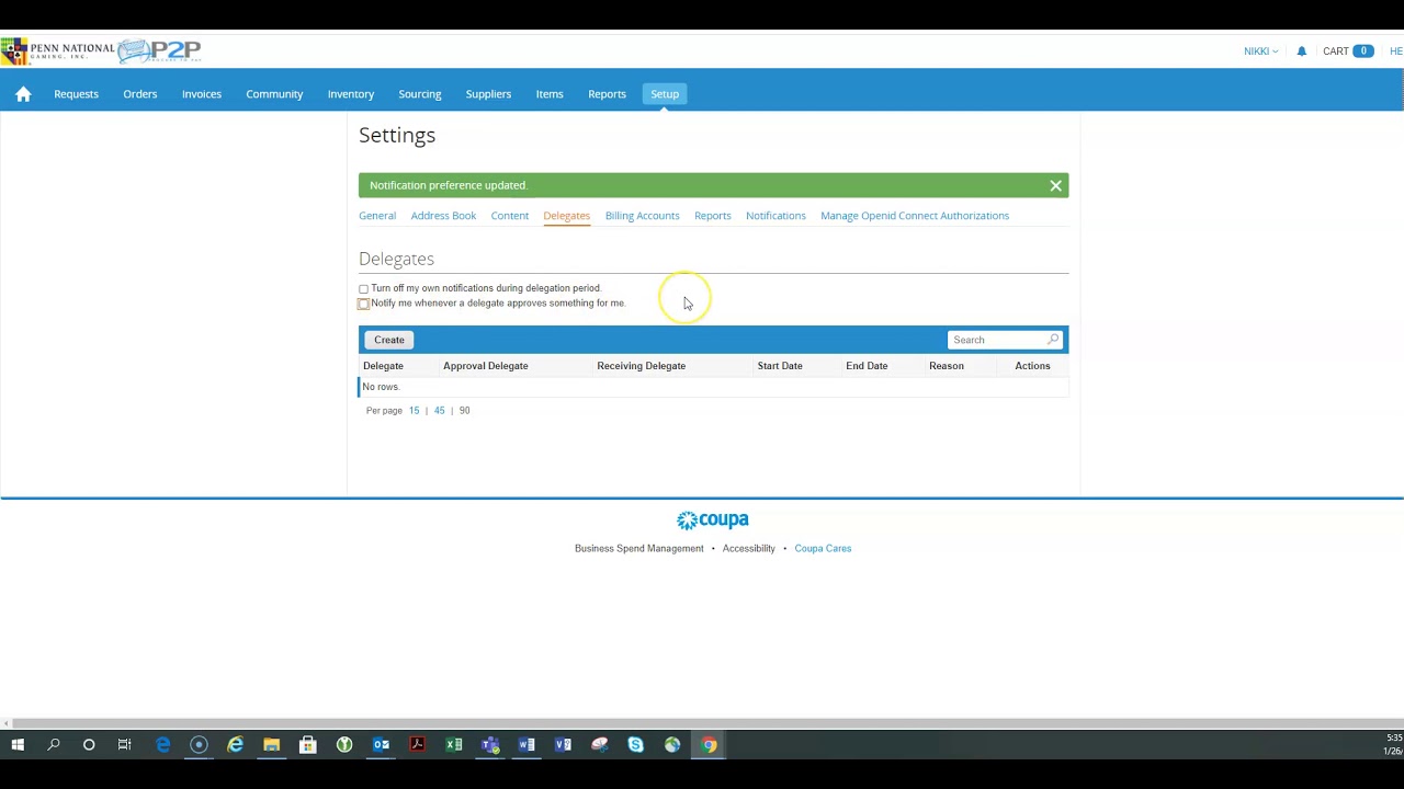 COUPA Approvers   Delegates, What, How and Why