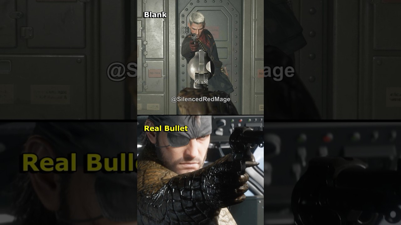 Blank vs Real Bullet - Ocelot Final Duel #metalgearsolid #mgs3