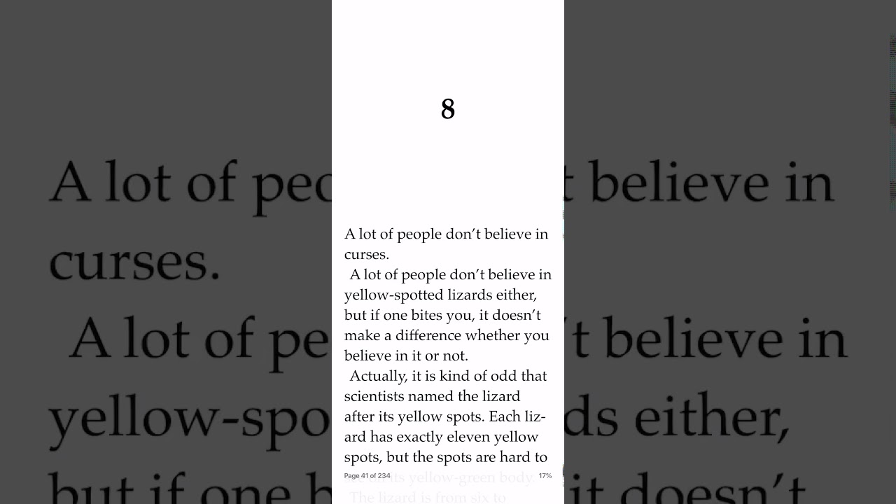 Holes Chapters 8-9