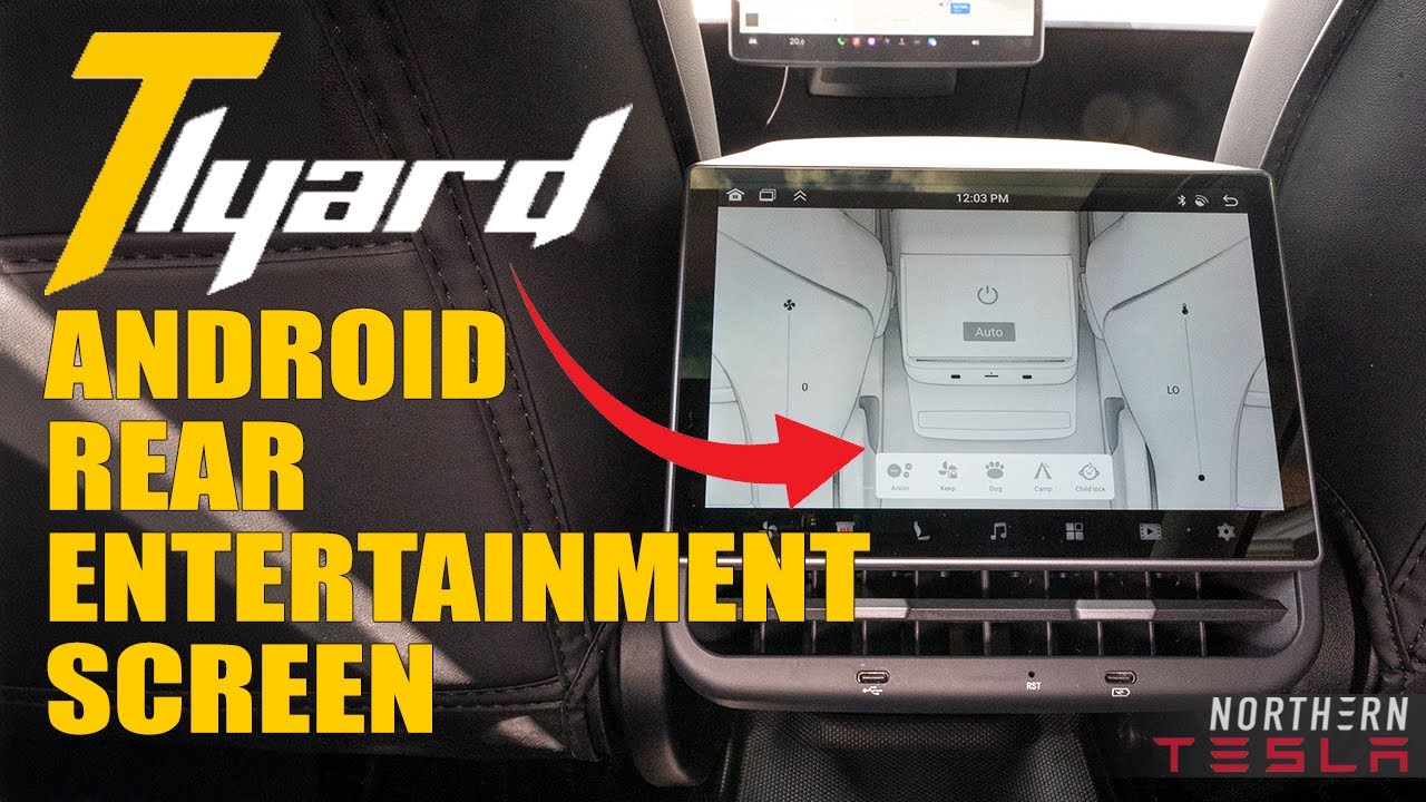 Upgrade Your Tesla with This Must-Have Rear Screen by Tlyard!