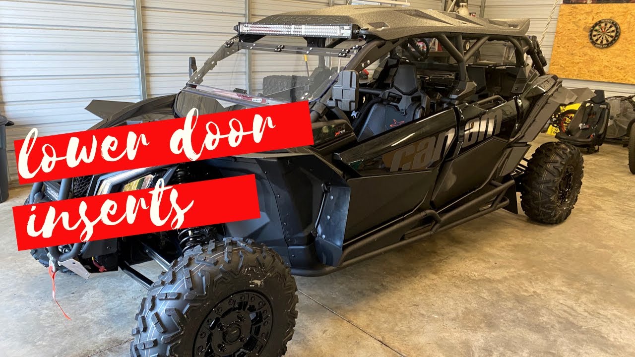 Lower Door Inserts - 2021 Can-am X3 MAX XRS Turbo RR