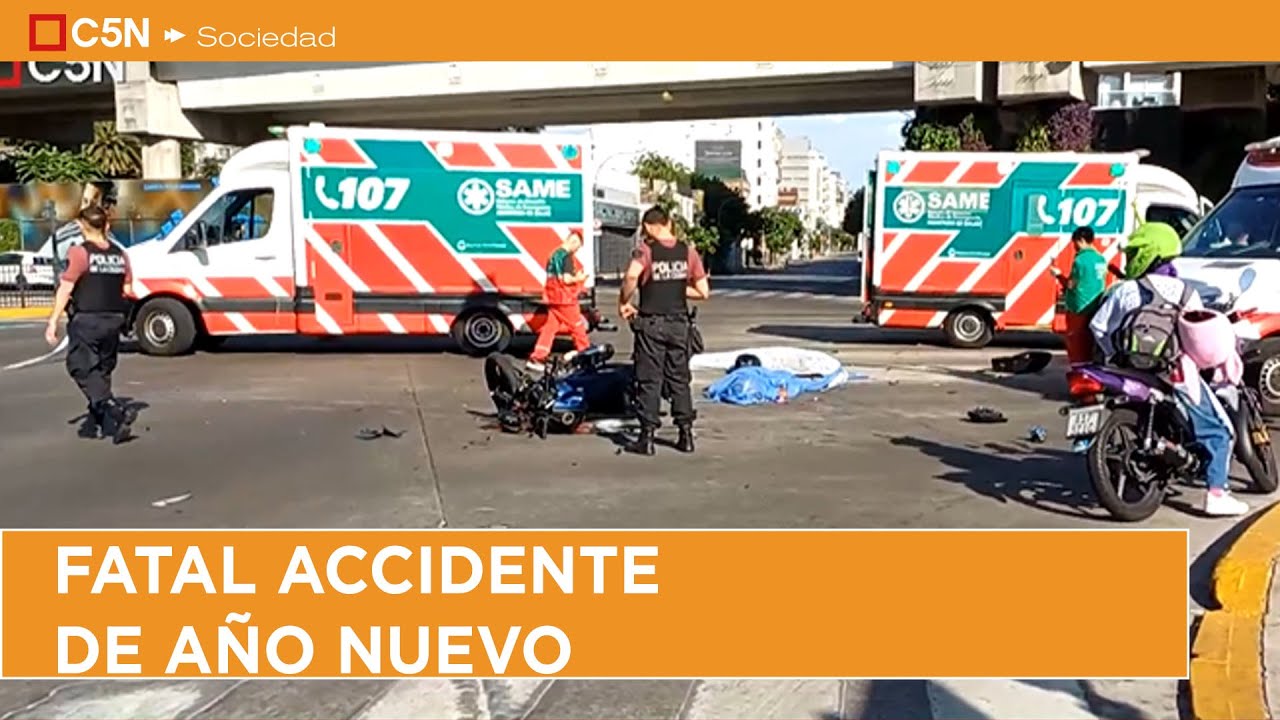 FALLECIERON un MOTOCICLISTA y su ACOMPA&Ntilde;ANTE