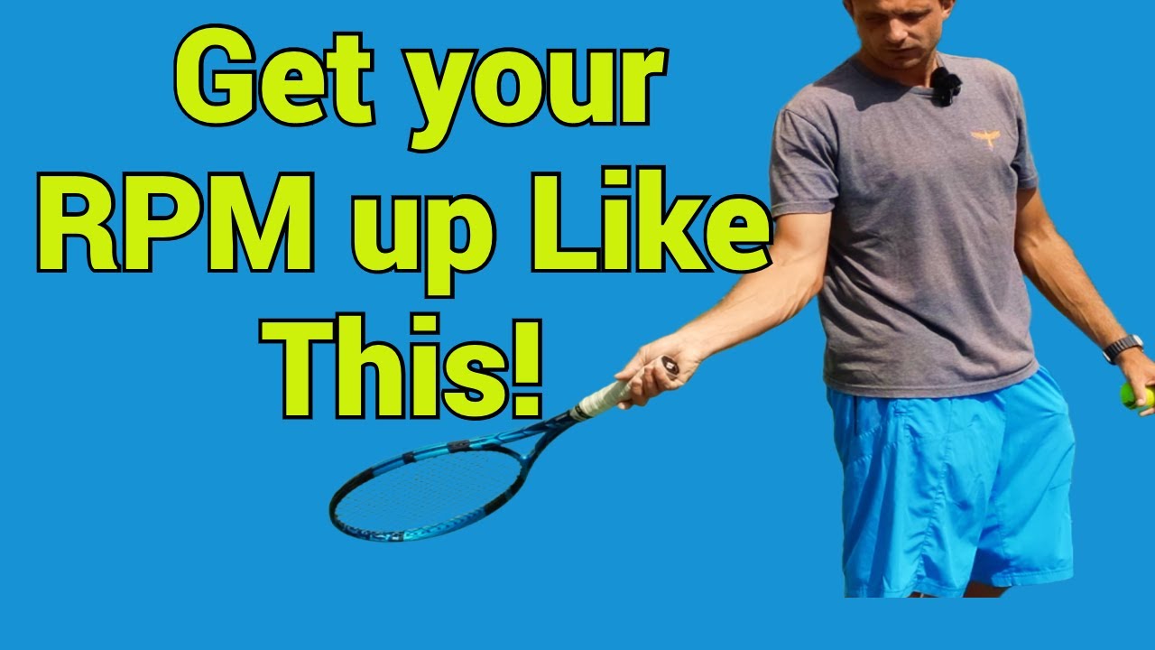 How to hit with more RPM in tennis
