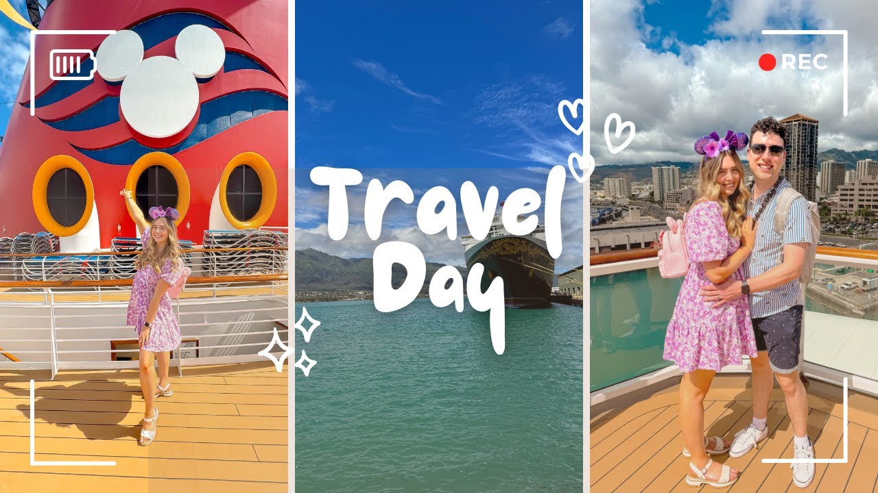 DAY 1 | DISNEY WONDER TRAVEL DAY! Hawaii to Sydney repositioning cruise! 🚢