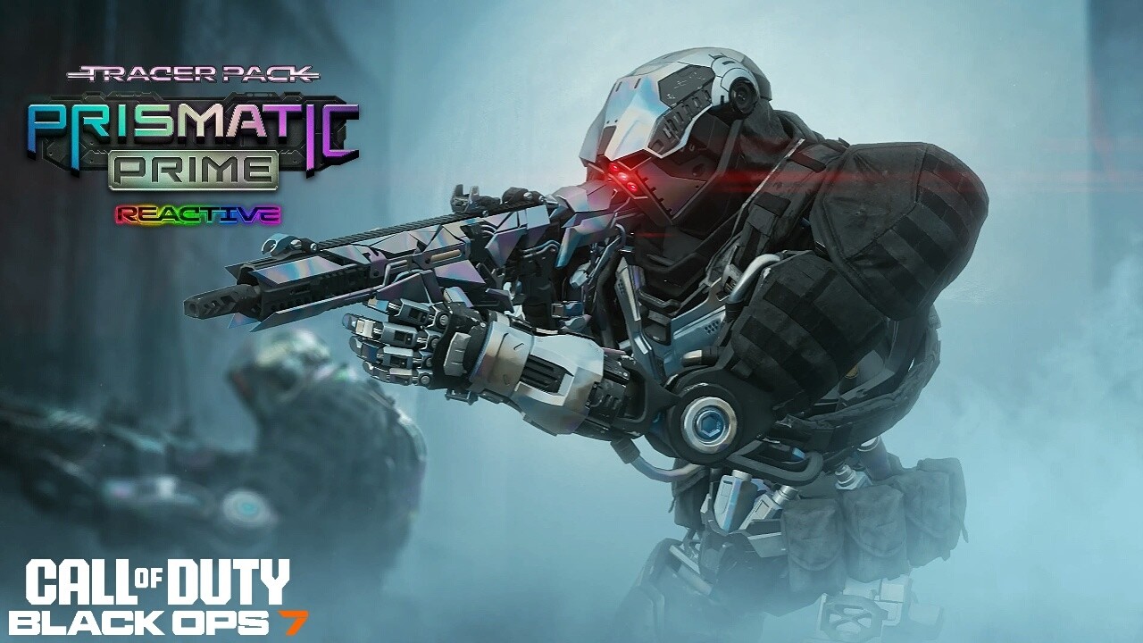 Black Ops 7 New Tracer Pack: Prismatic Prime Reactive Ultra Skin Bundle