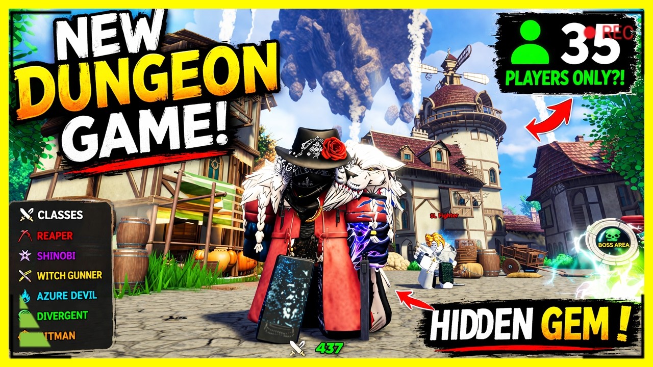 This Roblox New Dungeon Game Only Has 35 Players&hellip; It&rsquo;s INSANE (Dungeon Lootr Beginner Guide)