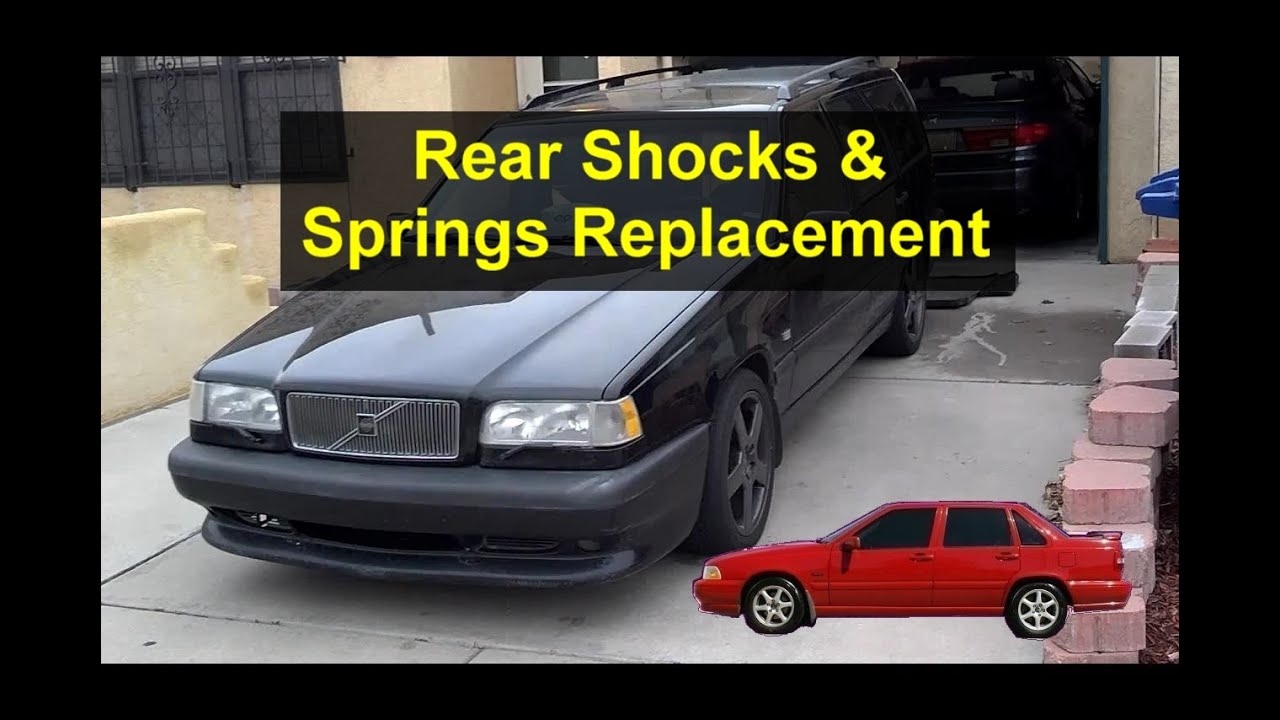 Rear suspension, shocks and springs replacement, P80 Volvo, 850, S70, V70, etc. - VOTD