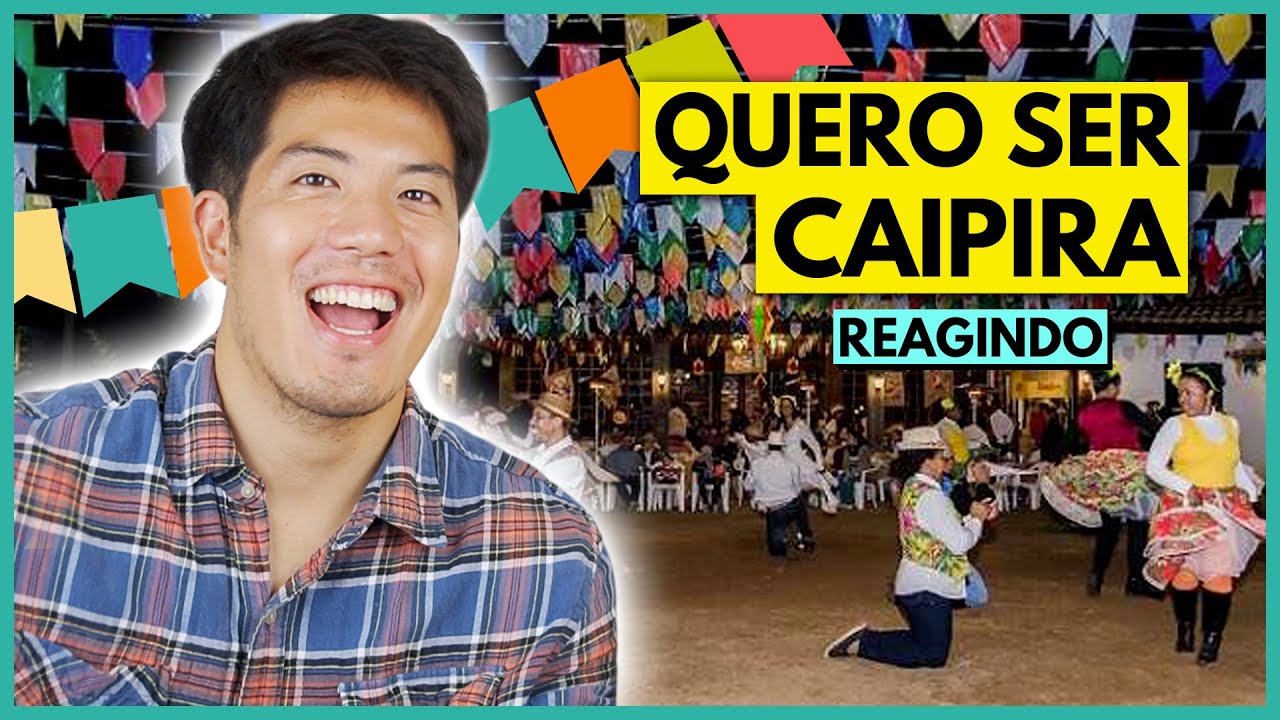 Japonês reagindo festa junina