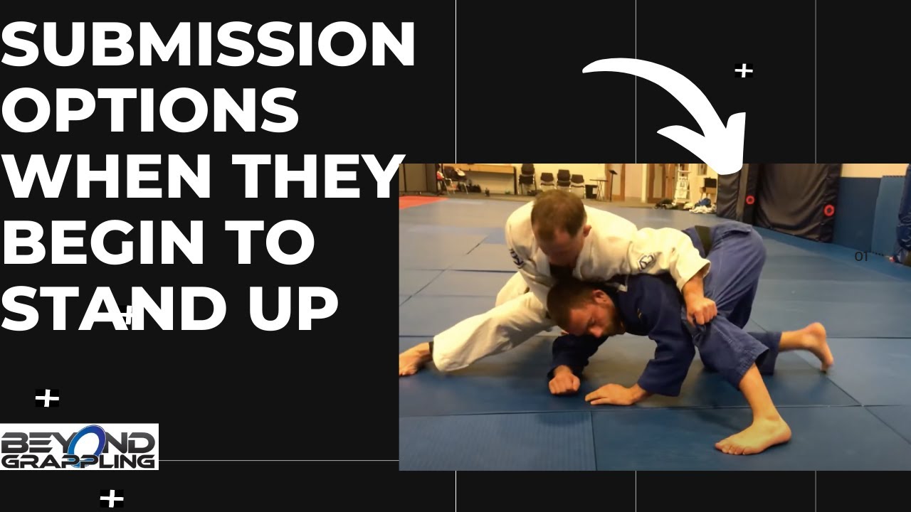 Three attacking options when your opponent is trying to get up off the ground