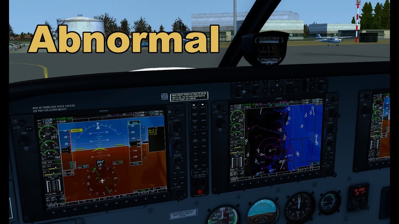 FSX Cessna 208 Caravan Tutorial. P9 Abnormal Procedures