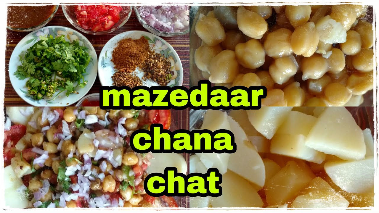 Chana chaat recipe) easy,cholay chaat @zeshvlogs#cookingvlog#chick peas recipe