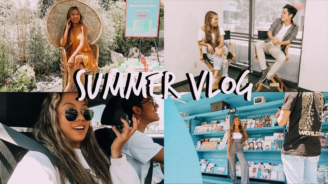Summer Vlog: Boscia Event, Co Hosting A Show + Preppin For My Philippines Trip || FarinaVlogs