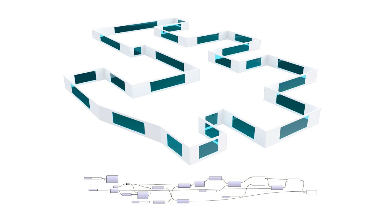 Wall Openings Parametric Architecture and Design Rhino and Grasshopper Tutorial - BASICS