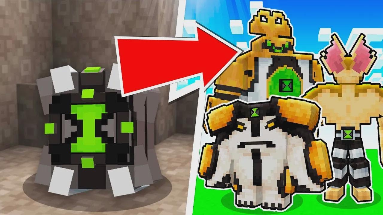 ¡Hice un Omnitrix solo con aliens secretos en Minecraft!