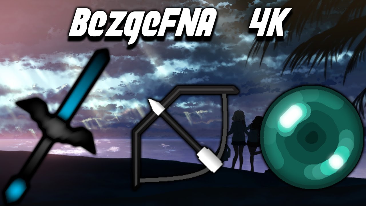 BezgeFNA - 4K BLACK AND WHITE PACK  By BezgeFNA  Minecraft PVP Texture/Reource Pack 1.7.2/1.7.10/1.8